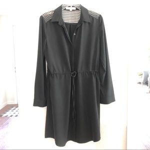 Ann Taylor Loft black shirt dress